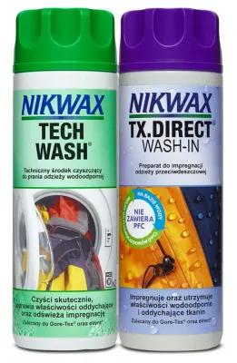 Набор для ухода Nikwax Tech Wash / TX. Direct Wash-In