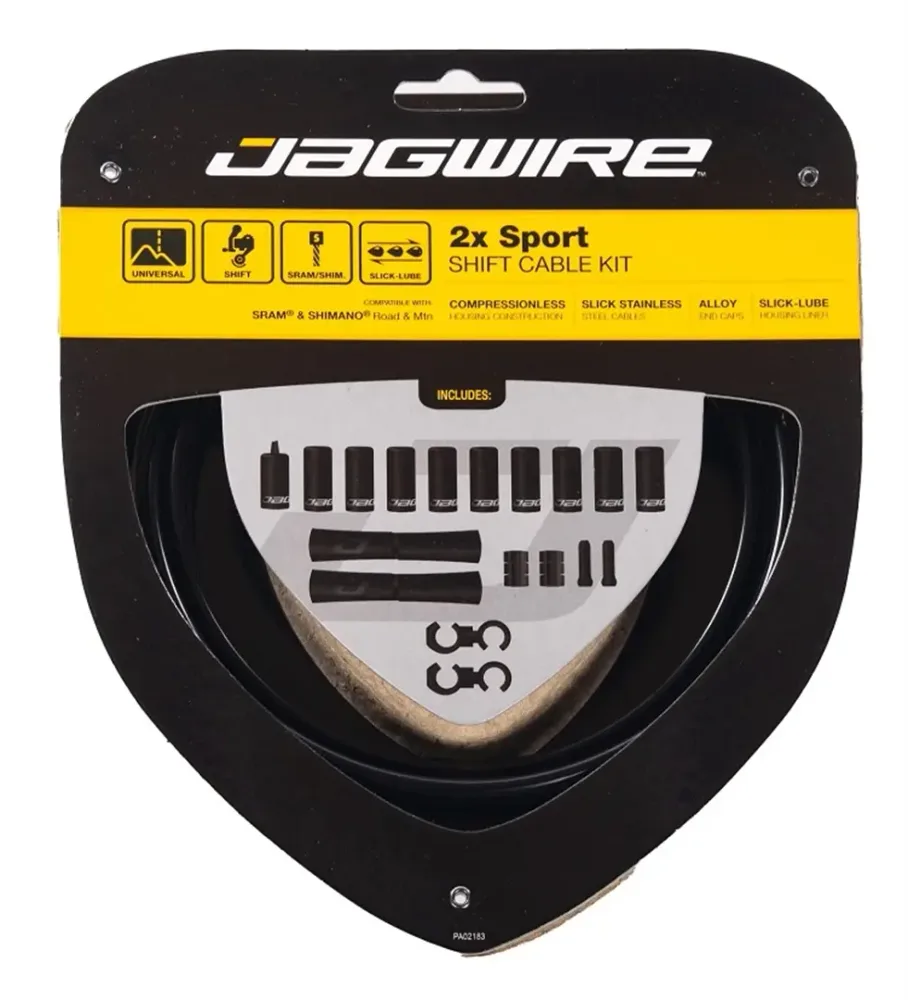 Комплект тросов и рубашек переключения Jagwire 2x Sport Shift Kit
