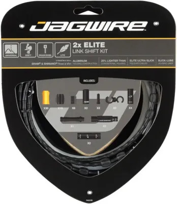 Комплект тросов и рубашек переключателя Jagwire 2x Elite