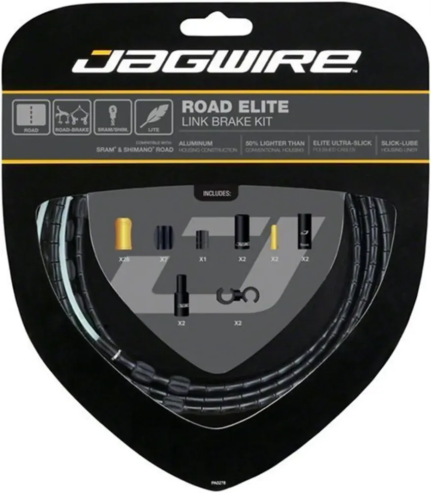 Комплект тормозных тросов и рубашек Jagwire Road Elite