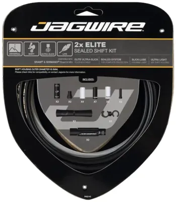 Комплект тросов и рубашек переключения Jagwire 2x Elite Sealed