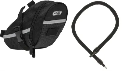 Замок-цепь + подседельная сумка Abus IvyTex Adaptor Chain