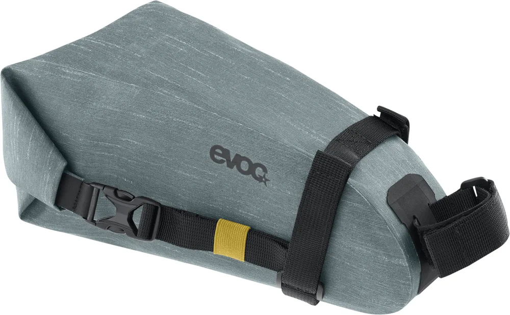 Сумка велосипедная подседельная Evoc Seat Pack WP, Объём 2 л, цвет стальной / Объём 2 л, цвет серый