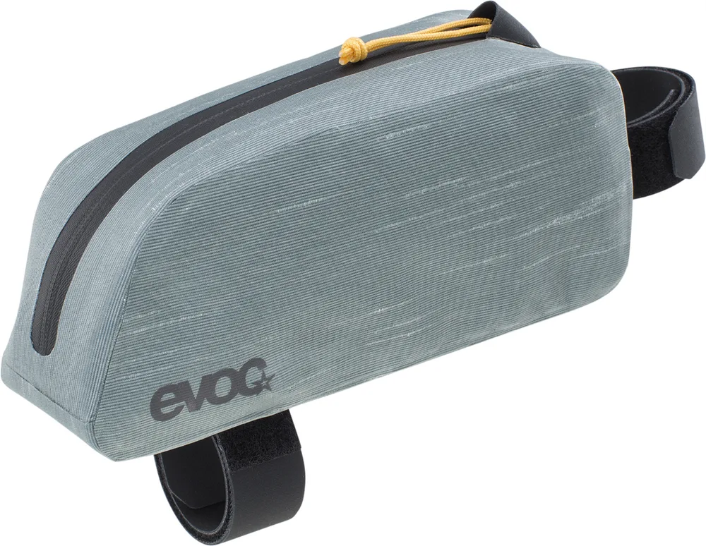 Сумка на раму Evoc Top Tube Pack WP, Объём 0,8 л, цвет стальной / Объём 0,8 л, цвет серый