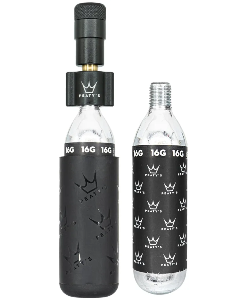Насос велосипедный под баллончики CO2 Peaty's Holeshot CO2 Road Gravel