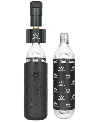 Насос велосипедный под баллончики CO2 Peaty's Holeshot CO2 Road Gravel