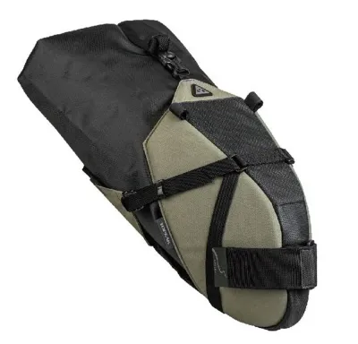 Подседельная сумка Topeak BackLoader X, Объём 15 л, цвет чёрно-зелёный