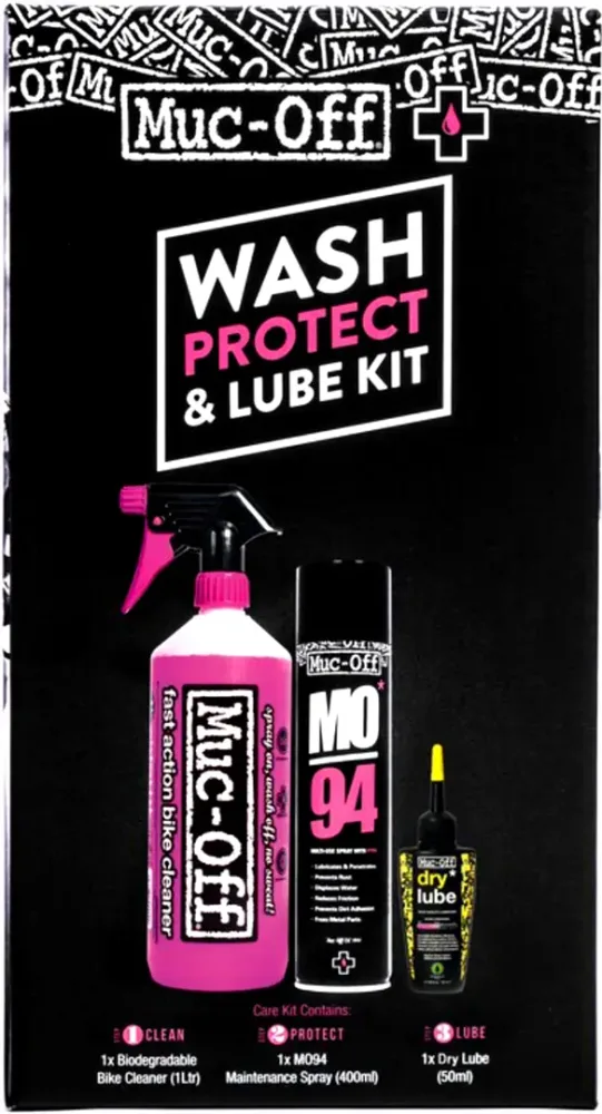Набор для чистки велосипеда Muc-Off Wash Protect Dry Lube Kit