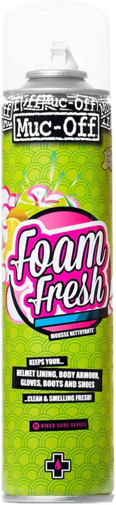 Пена для очистки шлема Muc-Off Foam Fresh, Цвет жёлтый, упаковка 250 мл / Цвет жёлтый, упаковка 400 мл