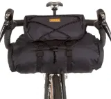 Сумка на руль Restrap Bar Bag, Объём 17 л, цвет чёрный / Объём 17 л, цвет чёрно-оранжевый — фото 1