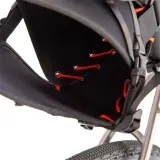 Подседельная сумка Restrap Saddle Bag, Объём 8 л, цвет чёрно-оранжевый / Объём 14 л, цвет чёрно-оранжевый / Объём 18 л, цвет чёрный — фото 4