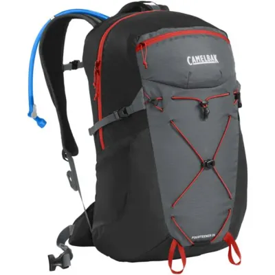 Рюкзак велосипедный с питьевой системой Camelbak Fourteener 26, Объём 26 л, цвет красно-графитовый