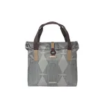 Сумка велосипедная на багажник Basil Elegance Shopper, Объём 20 л, цвет серый / Объём 20 л, цвет синий — фото 2