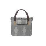 Сумка велосипедная на багажник Basil Elegance Shopper, Объём 20 л, цвет серый / Объём 20 л, цвет синий — фото 3