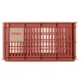 Велосипедная корзина на багажник Basil Bicycle Crate, Объём 17,5 л, цвет красный / Объём 17,5 л, цвет белый / Объём 17,5 л, цвет розовый / Объём 29,5 л, цвет чёрный / Объём 29,5 л, цвет зелёный — фото 2