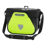 Сумка велосипедная на руль Ortlieb Ultimate Six High Visibility, Объём 6,5 л, цвет чёрно-неоновый / Объём 6,5 л, цвет чёрный — фото 1