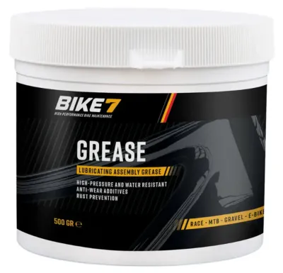 Смазка универсальная Bike7 Grease, Цвет бело-чёрный, упаковка 500 г