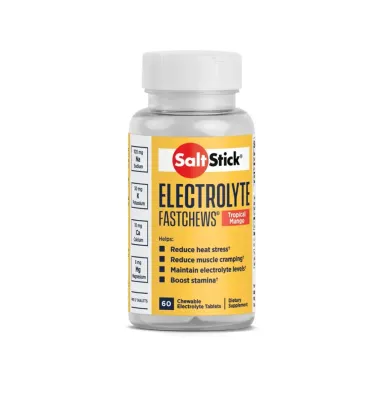 Минеральные капсулы SaltStick Electrolyte FastChews, Упаковка 60 шт, вкус манго