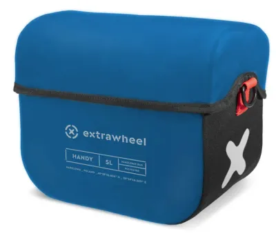 Сумка велосипедная на руль Extrawheel Handy Polyester, Объём 5 л, цвет чёрно-синий