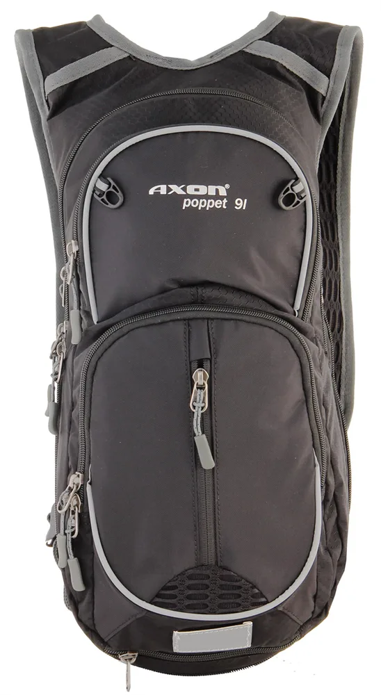 Рюкзак велосипедный Axon Poppet, Объём 9 л, цвет чёрный / Объём 9 л, цвет синий