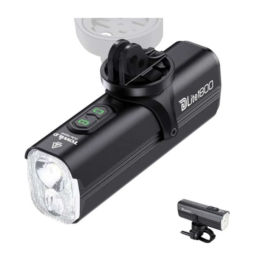 Фонарь велосипедный передний TOWILD DL1800