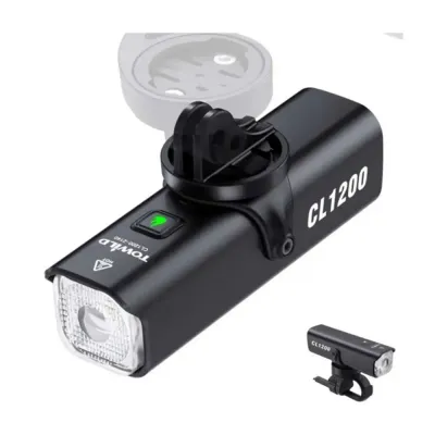 Фонарь велосипедный передний TOWILD CL1200