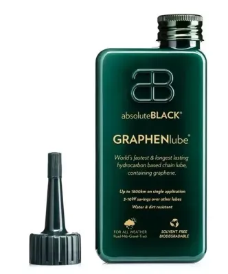 Масло для цепи absoluteBLACK Graphenlube, Цвет зелёный, упаковка 140 мл