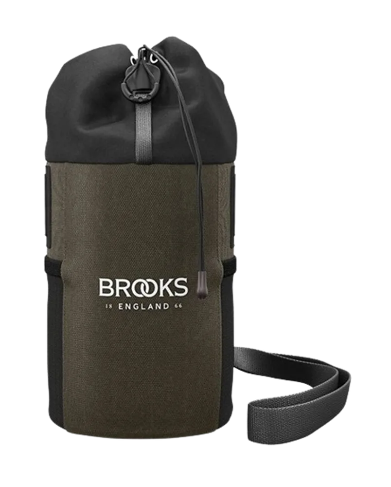 Сумка на руль Brooks Scape Feed Pouch, Объём 1,2 л, цвет чёрно-зелёный / Объём 1,2 л, цвет чёрный