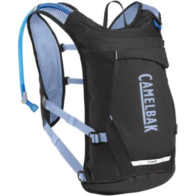 Рюкзак велосипедный с питьевой системой Camelbak Women's Chase Adventure 8 Vest, Объём 8 л, цвет чёрно-голубой