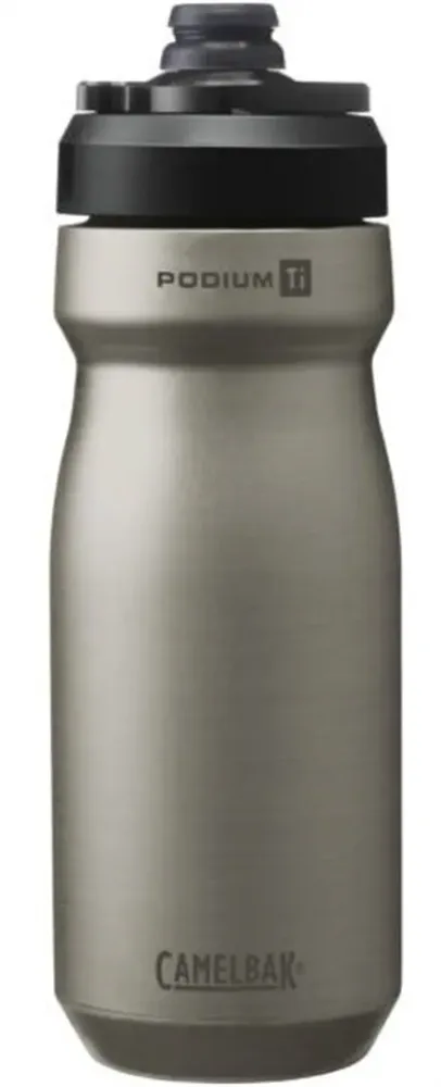 Фляга велосипедная Camelbak Podium Titanium, Объём 530 мл, цвет серебристый / Объём 530 мл, цвет бирюзовый