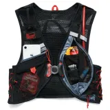 Рюкзак велосипедный с питьевой системой USWE Vest Rush 8, Размер XS, объём 8 л, цвет чёрно-синий / Размер XS, объём 8 л, цвет чёрно-серый — фото 4