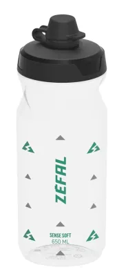 Фляга велосипедная Zefal Sense Soft No Mud, Объём 650 мл, цвет прозрачный