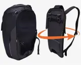 Гибридная велосумка и рюкзак Thule Paramount Hybrid Pannier, Объём 26 л, цвет чёрный / Объём 26 л, цвет оливковый / Объём 26 л, цвет коричневый — фото 2