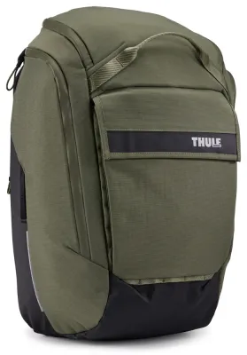 Гибридная велосумка и рюкзак Thule Paramount Hybrid Pannier, Объём 26 л, цвет оливковый