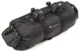 Сумка велосипедная на руль Acepac Bar Roll MKIII, Объём 8 - 16 л, цвет чёрный / Объём 8 - 16 л, цвет серый — фото 3
