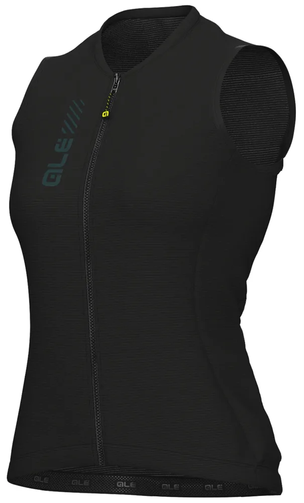 Джерси женское без рукавов Ale Cycling Color Block, материал 85% полиамид, 15% эластан