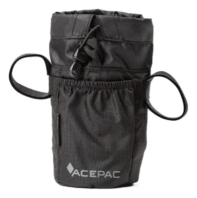 Сумка велосипедная на руль Acepac Bike Bottle Bag MKIII, Объём 0,65 л, цвет серый
