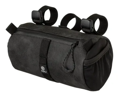 Сумка на руль AGU Roll Bag Handlebar Venture, Объём 1,5 л, цвет чёрно-серый