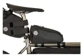 Сумка на раму AGU Top Tube Bag, Объём 0,7 л, цвет чёрный / Объём 0,7 л, цвет чёрно-серый / Объём 0,7 л, цвет белый / Объём 0,7 л, цвет кофейный — фото 3