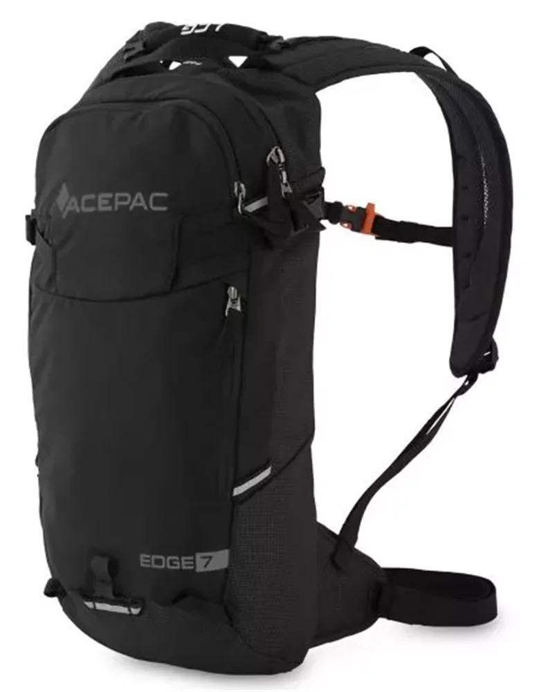 Рюкзак велосипедный Acepac Edge 7 MKIII, Объём 7 л, цвет чёрный / Объём 7 л, цвет серый