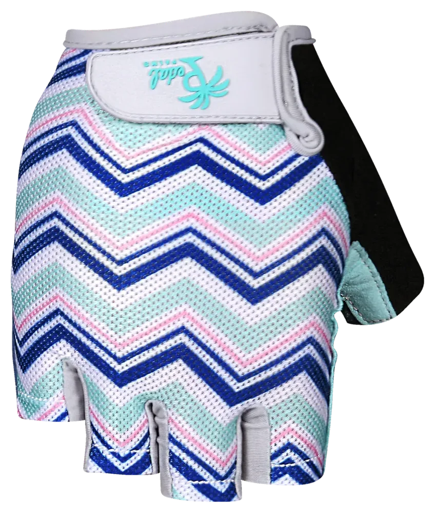 Перчатки короткие Pedal Palms Zig Zag
