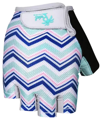Перчатки короткие Pedal Palms Zig Zag