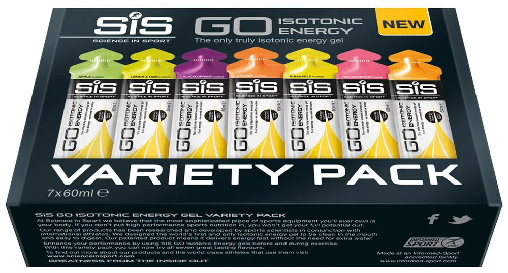 Набор изотонических гелей SiS GO Isotonic Energy