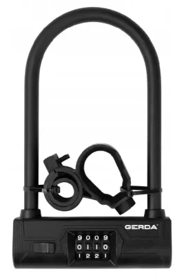 Замок велосипедный U-lock Gerda Ultra Combo 245/153C