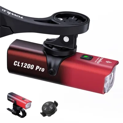 Фонарь велосипедный передний TOWILD CL1200 PRO + пульт