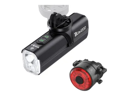 Комплект велосипедных фонарей TOWILD DL1200 + TL03