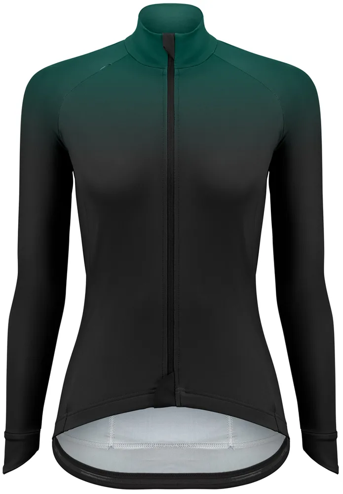 Велоджерси женское с длинным рукавом Eroe British Racing Green