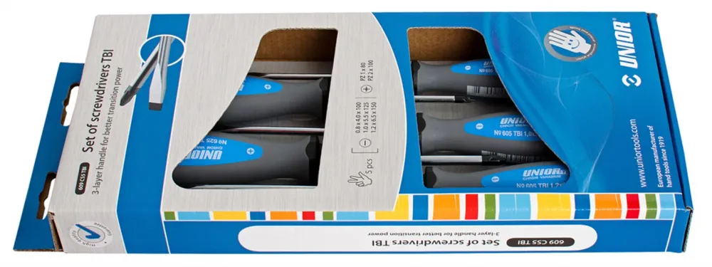 Набор отвёрток Unior 609CS5TBI