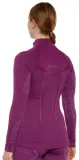 Термофутболка женская с длинным рукавом Brubeck Extreme Merino Zip — фото 4