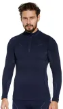 Термофутболка мужская с длинным рукавом Brubeck Extreme Merino Zip — фото 3